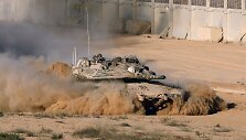 Izraelio kariuomenės tankas / JACK GUEZ / AFP