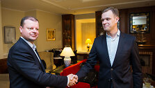 Gabrielius Landsbergis ir Saulius Skvernelis