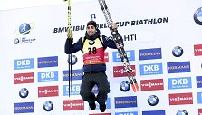 Martinas Fourcade'as pasiekė tryliktą pergalę &scaron;į sezoną