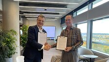Mindaugas Plūkas (de&scaron;inėje) ir Vilius Bernatonis