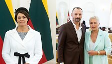 Diana Nausėdienė, Agnė Grigaliūnienė ir Mantas Petru&scaron;kevičius