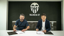 Gennaro Gattuso ir &bdquo;Valencia&ldquo; klubo prezidentas Seanas Bai