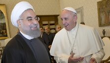 Popiežiaus ir Irano prezidento Hassano Rouhani susitikimas