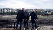 &bdquo;Fire Point&ldquo; gamyklos statybų pradžios Danijoje ceremonija / Bo Amstrup / via REUTERS