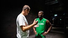 Gintaras Krapikas ir Keenanas Evansas