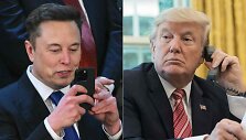 Elonas Muskas ir Donaldas Trumpas / SAUL LOEB NICHOLAS KAMM / AFP