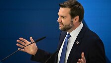 JAV viceprezidentas J. D. Vance'as / TOBIAS SCHWARZ / AFP