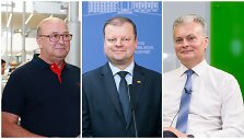 V. Matijo&scaron;aitis, S. Skvernelis, ir G. Nausėda