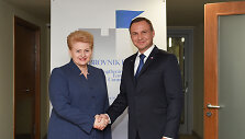 Dalia Grybauskaitė ir Andrzejus Duda