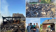 Gausios &scaron;eimos namus pasiglemžė gaisras