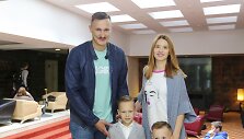 Paulius Jankūnas su &scaron;eima
