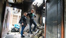 Jauna &scaron;eima po gaisro rugsėjo 1-ąją sutinka be namų