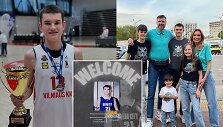 K&scaron;i&scaron;tofas ir Tatjana Lavrinovičiai su &scaron;eima