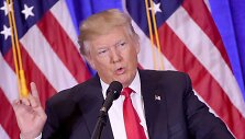 I&scaron;rinktojo JAV prezidento Donaldo Trumpo spaudos konferencija