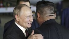 Rusijos prezidentas Vladimiras Putinas &Scaron;iaurės Korėjoje