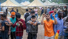 Migrantų kasdienybė Rūdninkų poligone