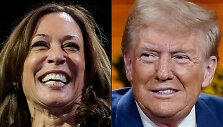 Kamala Harris ir Donaldas Trumpas