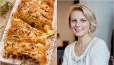 Dangira &Scaron;ima&scaron;iutė ir jos kepta pynė su moliūgais, feta ir spanguolėmis