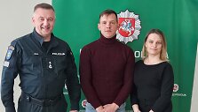 pagerbė Trakų komisaras Sigitas &Scaron;emis.