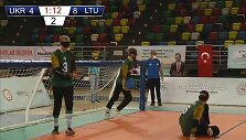 Lietuvos golbolo komanda 8:4 įveikė Ukrainą