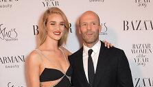 Jasonas Stathamas ir Rosie Huntington-Whiteley 