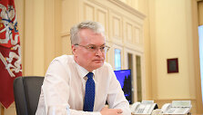 G.Nausėda kalbasi su A.Luka&scaron;enka