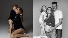 Edgaras Ulanovas su žmona Gabija Ulanove ir dukra