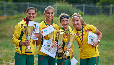 Agnė &Scaron;erk&scaron;nienė, Eglė Balčiūnaitė, Eva Misiūnaitė ir Modesta Morauskaitė