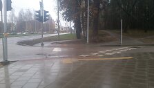 Dviračių takas &scaron;alia Nemenčinės plento