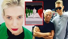 Olimpinių žaidynių atidarymas, Ieva &Scaron;e&scaron;kutė, Giorgio Armani