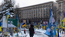 Memorialas karo Ukrainoje aukoms atminti  / HENRY NICHOLLS / AFP