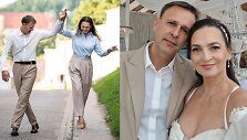 Jurga Anusauskienė su sužadėtiniu Nerijumi
