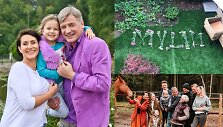 Irena Staro&scaron;aitė ir Žilvinas Žvagulis su &scaron;eima
