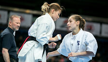 Europos kioku&scaron;in karate čempionato akimirka