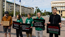 Žaliųjų partijos protestas nepritariant baudžiamojo kodekso pataisoms
