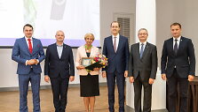 ministrai ir &Scaron;iauliu kolegijos vadovė