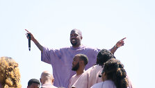 Kanye Westo sekmadienio mi&scaron;ių akimirkos