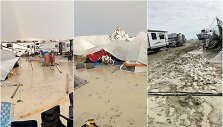 &bdquo;Burning Man&ldquo; festivalio dalyviai įstrigo dykumoje