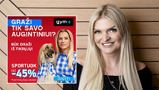 Skaiva Jasevičiūtė, &bdquo;Gym+&ldquo; reklama