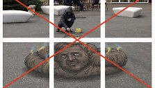 Tariamai Londone pasirodęs grafitis su Ukrainos prezidento Volodymyro Zelenskio atvaizdu