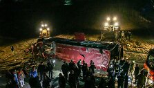 &Scaron;iaurės Makedonijoje sudužus autobusui žuvo 13 žmonių