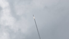 Raketa, paleista i&scaron; Gazos ruožo