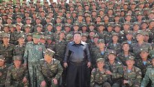 &Scaron;iaurės Korėjos lyderis Kim Jong Unas / STR / AFP