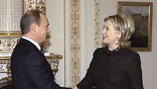 Vladimiras Putinas ir Hillary Clinton