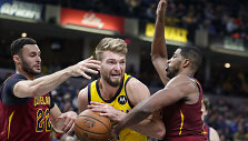 Domantas Sabonis ir &bdquo;Indiana Pacers&ldquo; namie pranoko &bdquo;Cleveland Cavaliers&ldquo; klubą.