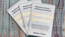 James Clear &bdquo;Atominiai įpročiai&ldquo;.