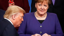 Donaldas Trumpas ir Angela Merkel