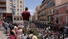 Žmonės Malagoje protestuoja prie&scaron; masinį turizmą. / Jon Nazca / REUTERS