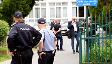 Bosnijos policija įvykio vietoje