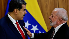 Venesuelos lyderis Nicolas Maduro ir Brazilijos prezidentas Luizas Inacio Lula da Silva